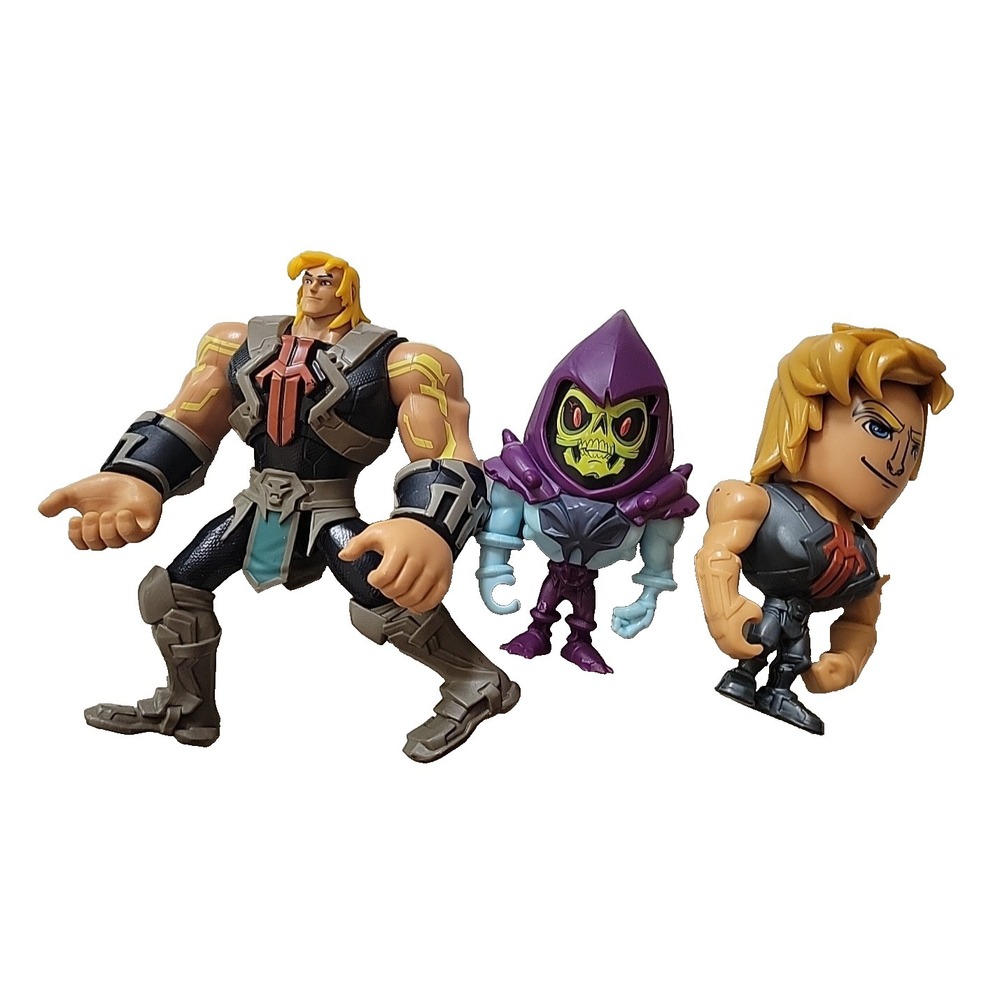 Sonic Wacky Pack HE-MAN Skeletor and He-Man Lot figures + extra